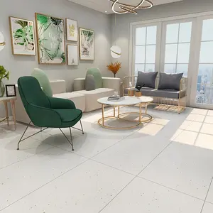 กระเบื้องหินขัดทำจากซีเมนต์สีผสมกับการตกแต่งสีอ่อนของหินอ่อนสีขาวหินขัดปูพื้นปูพื้น - Product Image 2