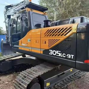Excavadora Usada HYUNDAI 305LC-9T de 30 Toneladas, Maquinaria de Construcción de Tamaño Mediano de Segunda Mano - Product Image 1