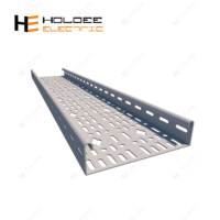 HOLDEE - Bandeau de câblage perforé galvanisé à chaud, largeur 50-900 mm, épaisseur 0,8-3 mm, bord de retour