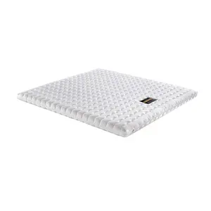 Compresse emballage roulé fibre de coco matelas en latex naturel confortable roi sizefull taille mince laminée double matelas en mousse