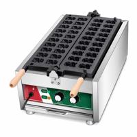 Machine à gaufres en forme d'ours, moule à gâteau panda, machine commerciale en acier inoxydable, 20 emplacements, électrique 220V pour boulangerie, restaurant