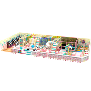 Prix d'usine Commercial personnalisé thème bonbons équipement de terrain de jeu intérieur piscine à balles château méchant avec diapositives en plastique souple - Product Image 6
