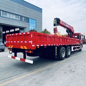 Grue montée sur camion Shacman 6x4 avec grue de levage à flèche en 5 sections Changwei de 12 tonnes pour la logistique, les travaux portuaires et les charges lourdes - Product Image 6