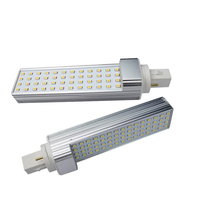 Lampe LED PL avec culot G23/G24/GX23/GX24/E27, remplacement CFL 5W-13W, driver isolé SMD2835, 100-265V AC, blanc naturel/froid/chaud, garantie 3 ans