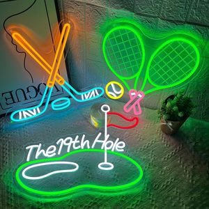 Tennis Letreros Neon LED indoor hanging ambient light shop <b>sign</b> wall decoration light entrance indicator light luminous <b>sign</b> - Product Image 6