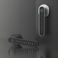 200-Serrure intelligente de porte en bois à empreintes digitales Serrure de porte intelligente en alliage d'aluminium avec caractéristiques de haute sécurité