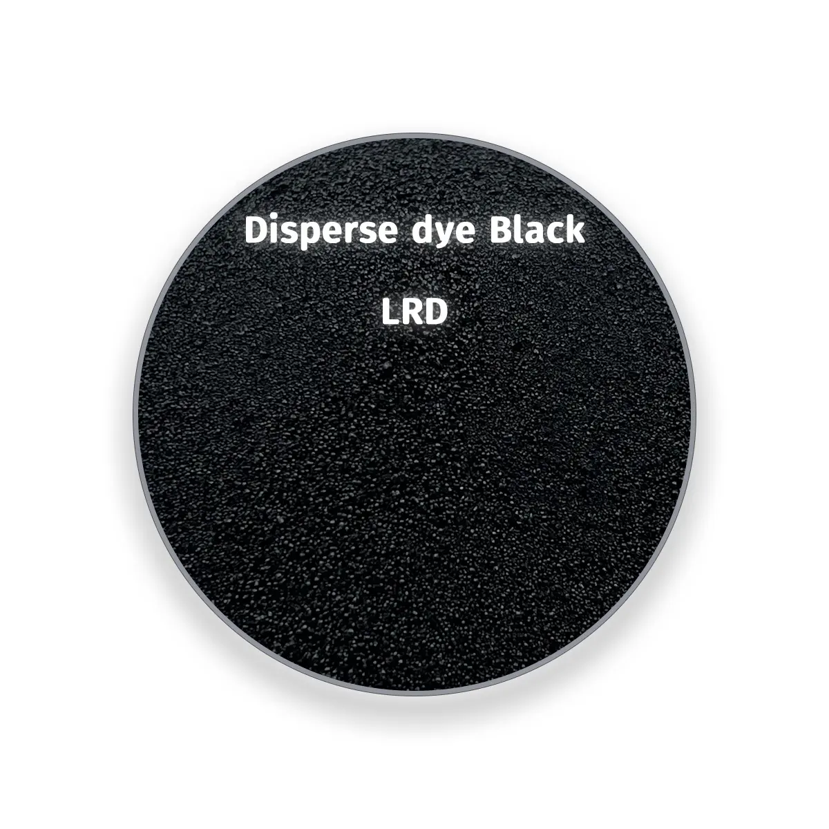 عينة شعر مستقيمة متوفرة للبيع من المصنع صبغة تشتيت أسود LRD تستخدم لصباغة البوليستر والقماش المدمج معه