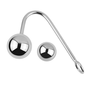 Crochet anal en acier inoxydable poli brillant, apparence luxueuse, jouet anal en métal pour adultes, jeux de <span class=keywords><strong>couple</strong></span> BDSM - Product Image 6