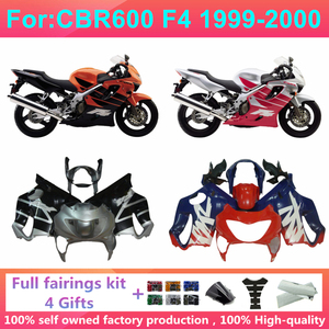 Kit de carénage complet moulé par injection pour moto, compatible avec HONDA CBR600F4 CBR600 CBR600F <span class=keywords><strong>F4</strong></span> 1999 2000 99 00, kits de carénage de carrosserie - Product Image 2