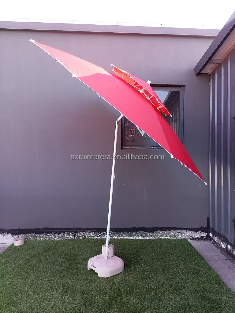 11' cantilever patio umbrella with base 11' Cantilever Outdoor Umbrella with Double Wind Vents – All Backyard Fun