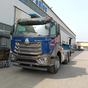 Camion tracteur poids lourd 10 roues occasion, tête de remorque neuve, camion Howo Tx NX, tête de tracteur 6*4 d'occasion - Product Image 1
