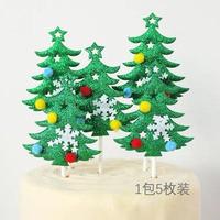 Décoration de gâteau mini festive réutilisable Joyeux Noël pour cupcakes, idéale pour les fêtes de Noël, la pâtisserie maison et les banquets.