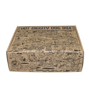 Bán buôn chết cắt gấp Kraft Gói phẳng hộp bưu phẩm sinh thái <span class=keywords><strong>E</strong></span> sáo sóng các tông giấy nhỏ gửi thư vận chuyển hộp - Product Image 5