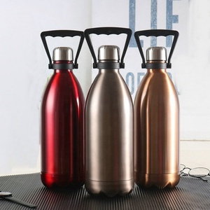 <b>Hot</b> Selling Stainless Steel Double Wall Vacuum Large Capacity Bpa Free Country Style <b>Hot</b> <b>Drink</b> Carafe Handle 12-24 Hours - Product Image 5
