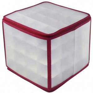 Caja de Almacenamiento Plegable para Adornos Navideños, Caja para Guardar Bolas de Navidad con Separador de Papel, Gran Venta - Product Image 4