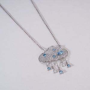 14K <b>Solid</b> <b>Gold</b> Lab Created Diamond <b>Pendant</b> Necklace for Women Fine Jewelry with Radiant Sparkle and Timeless Classic Design - Product Image 6