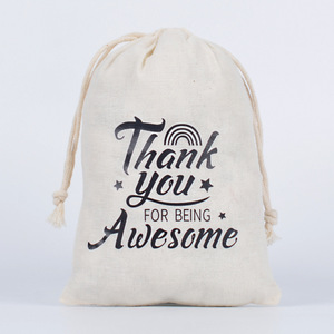 Bolsa de <span class=keywords><strong>Kit</strong></span> de Recuperación para la <span class=keywords><strong>Resaca</strong></span> Personalizable y Ecológica de Algodón y Lino con Cordón, para Regalo de Despedida de Soltera con Logotipo Personalizado - Product Image 5