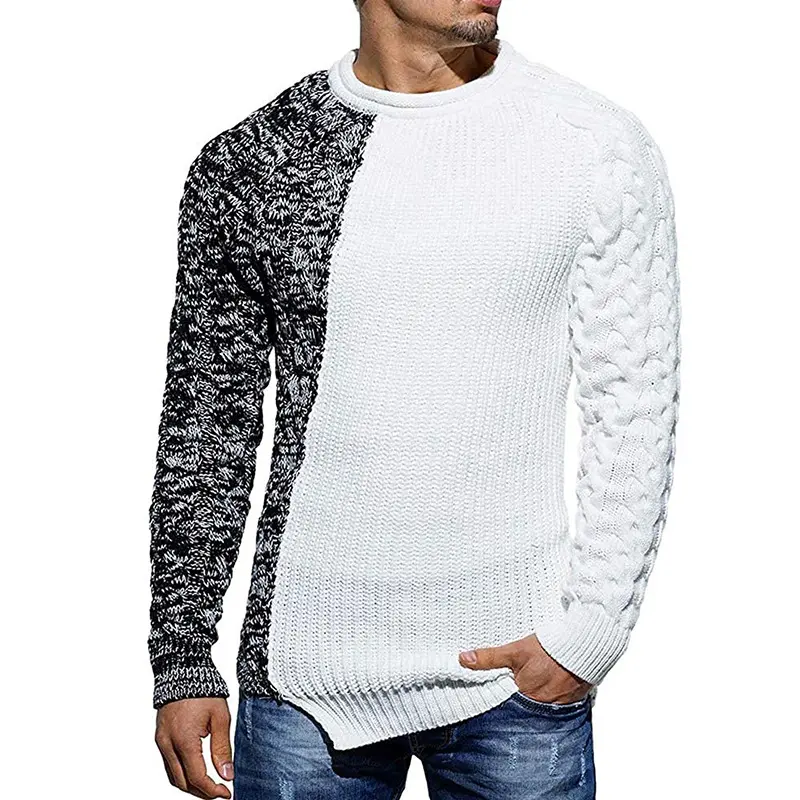 Men Crochet Pullover Sweater 2022 Jersey Men Casual Sweater Designer Crew Neck Sweater For Men