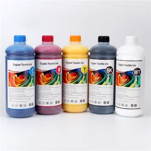 Digital textile pigment printing dtg white ink for epson R1390 L800 L805 L1300 L1800 a3 a4 desktop cotton tshirt inkjet printer