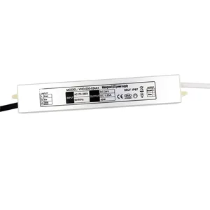 Led ramping luar ruangan driver 120v/240v untuk 12v/24v casing logam isolasi power supply 24vdc 30w