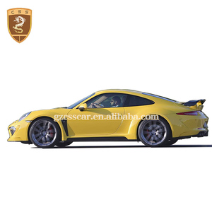 Fiber de verre 911 991 carrera auto tamponneuse modifier pour T-style de voiture kit carrosserie 2014 2016 année - Product Image 2