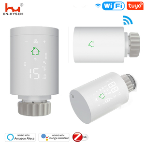 Zigbee RTV (vanne thermostatique de radiateur) régulateur de température de chauffage par le sol radiant avec contrôle Tuya APP/ Google/Alexa - Product Image 4