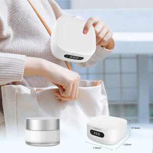 Pembersih Ultrasonik USB Tipe-C Portabel yang Dapat Diisi Ulang IPX5 Tahan Air Tangki Baja Tahan Karat 50kHz Layar LED Luar Ruangan 166ml - Product Image 5
