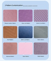 Tapis de yoga en TPE, tapis d'exercice antidérapant avec lignes d'alignement, coussin épais écologique, Pilates et entraînement à domicile, options multicolores