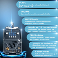 Máquina de Soldar Multifunción 5 en 1 TIG MIG MMA con Cortador de Plasma 230V, Autorización Oficial, para Stahl Werk CTM250STDigital
