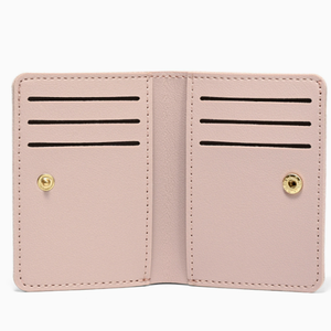 Portamonete Piccolo Pieghevole con Chiusura a Scatto, Porta Carte di Credito in Pelle Morbida, Porta Documenti, Vendita all'Ingrosso per Fabbriche - Product Image 5