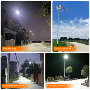Luz de calle solar dividida, luces <span class=keywords><strong>solares</strong></span> decorativas <span class=keywords><strong>para</strong></span> Calle, exterior, 500W, 600W, lámpara de <span class=keywords><strong>jardín</strong></span> con lámpara de calle solar barata - Product Image 6