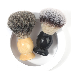 <span class=keywords><strong>2022</strong></span> Offres Spéciales vente en gros Logo personnalisé fait à la main hommes voyage Badger Hair brosse à raser - Product Image 1