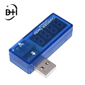 เครื่องวัดแรงดันไฟฟ้าและกระแสไฟแบบดิจิตอลขนาดเล็ก พกพาสะดวก ใช้พอร์ต USB สำหรับตรวจสอบการชาร์จ - Product Image 4