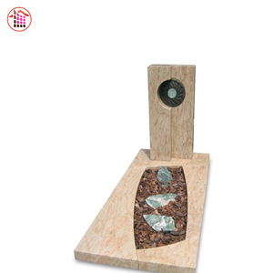 Poco magras en granito/mármol Ángel al aire libre moderno lápida Blanco/rojo/Negro/Rosa Tombstone - Product Image 6