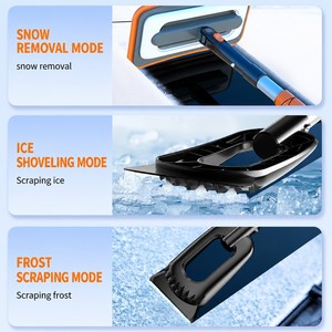 Cepillo Quita Nieve y Raspador de Hielo Portátil para Auto TURUI TR-XC211, Herramienta de Limpieza de Invierno Desmontable de 4 Secciones para Camioneta y SUV, Sin Rayones - Product Image 2