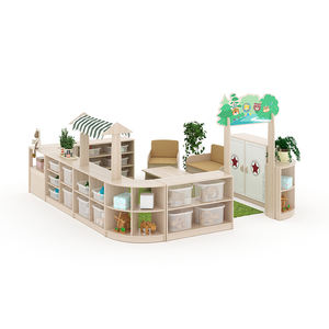 Juego de Mesa, Silla y Armario de Plástico Resistente y Ecológico para Niños, Muebles para Guardería, Jardín de Infancia y Preescolar - Product Image 5