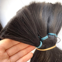 Ekstensi Rambut Remy Eropa Lurus Laris 2026, 100% Rambut Asli Double Drawn Virgin Bulk 28"  Semua Warna