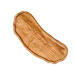 Plateau en bois d'acacia massif, plateau de service à thé de style japonais, plateau de présentation pour café, hôtel, restauration, accessoire de photographie - Product Image 5