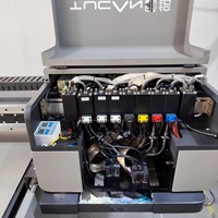 Mesin Printer Digital UV, mesin cetak logam kayu akrilik ubin keramik kaca 3D Printer Flatbed UV