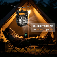 Nouveau ventilateur de camping 2026, ventilateur de refroidissement portable pour le camping