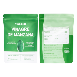 Gummies au vinaigre de pomme avec vitamine C à base d'extrait de fruit biologique Ingrédients naturels de qualité supérieure Vinaigre de pomme - Product Image 3