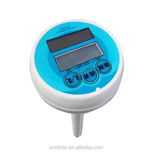 Wireless Digital Solar Energy Panel Thermometer For Swimming Pool Spa Water Proof IPX8