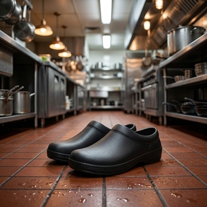 Chaussures <span class=keywords><strong>de</strong></span> protection du travail unisexes, imperméables, résistantes aux acides, antidérapantes, en caoutchouc, modèle <span class=keywords><strong>professionnel</strong></span>, chaussures <span class=keywords><strong>de</strong></span> chef <span class=keywords><strong>de</strong></span> cuisine en EVA - Product Image 2