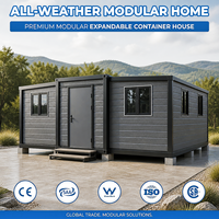 Maison préfabriquée extensible en conteneur de 20 pieds et 40 pieds, cuisine, expédition, maison mobile de luxe préfabriquée, Casas Prefabricadas