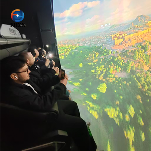 Vente Flash : Équipement de Parc d'Attractions Intérieur, Cinéma 9D à Vision Non-oculaire, Dôme d'Écran <span class=keywords><strong>Circulaire</strong></span> 4K Haute Définition, Théâtre Volant 6 DOF - Product Image 1