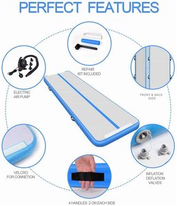 Factory Price Inflatable Gymnastics Air Track Inflatable Mat for Gymnastics Trampolines <strong>Exercise</strong>-High Quality <strong>Exercise</strong> <strong>Equipment</strong> - Product Image 4