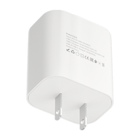 Maimi adaptor pengisi daya dinding ponsel, pengisi daya mini portabel usb Tipe c multi port usb c pd 30w gan