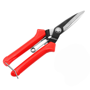 Hot Selling Rubber Anti-Slip Grip Steel Blade Garden Tools Set Pruning Scissors Flower Gardening Scissors Fruit Tree Secateur
