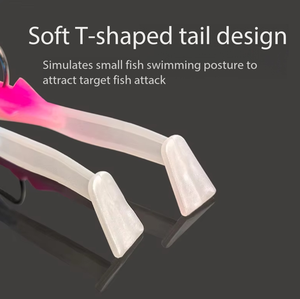 LOVITA Esca <span class=keywords><strong>Artificiale</strong></span> Morbida a Forma di <span class=keywords><strong>Anguilla</strong></span> con Testa in PVC, Amo Integrato, per Bass e Pesce Mandarino, Esca Bionica da Pesca - Product Image 5