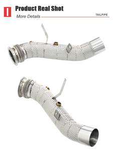 Tubo de escape de coche SYPES para BMW N55 motor F10 F11 <span class=keywords><strong>535i</strong></span> <span class=keywords><strong>GT</strong></span> F07 F06 F12 F13 640i F01 740Li F20 F21 135i 135ix M4 F80 F82 - Product Image 4